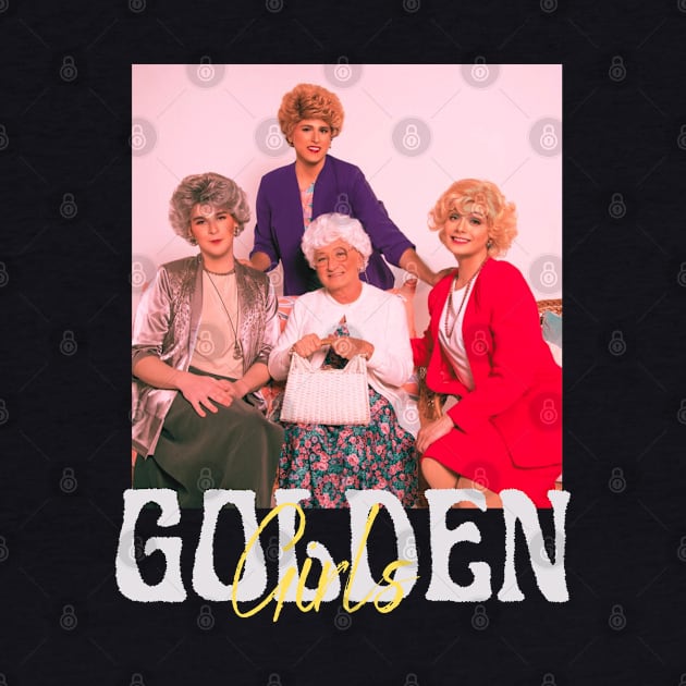 Stay golden vintage colorful golden Girls design by Nasromaystro